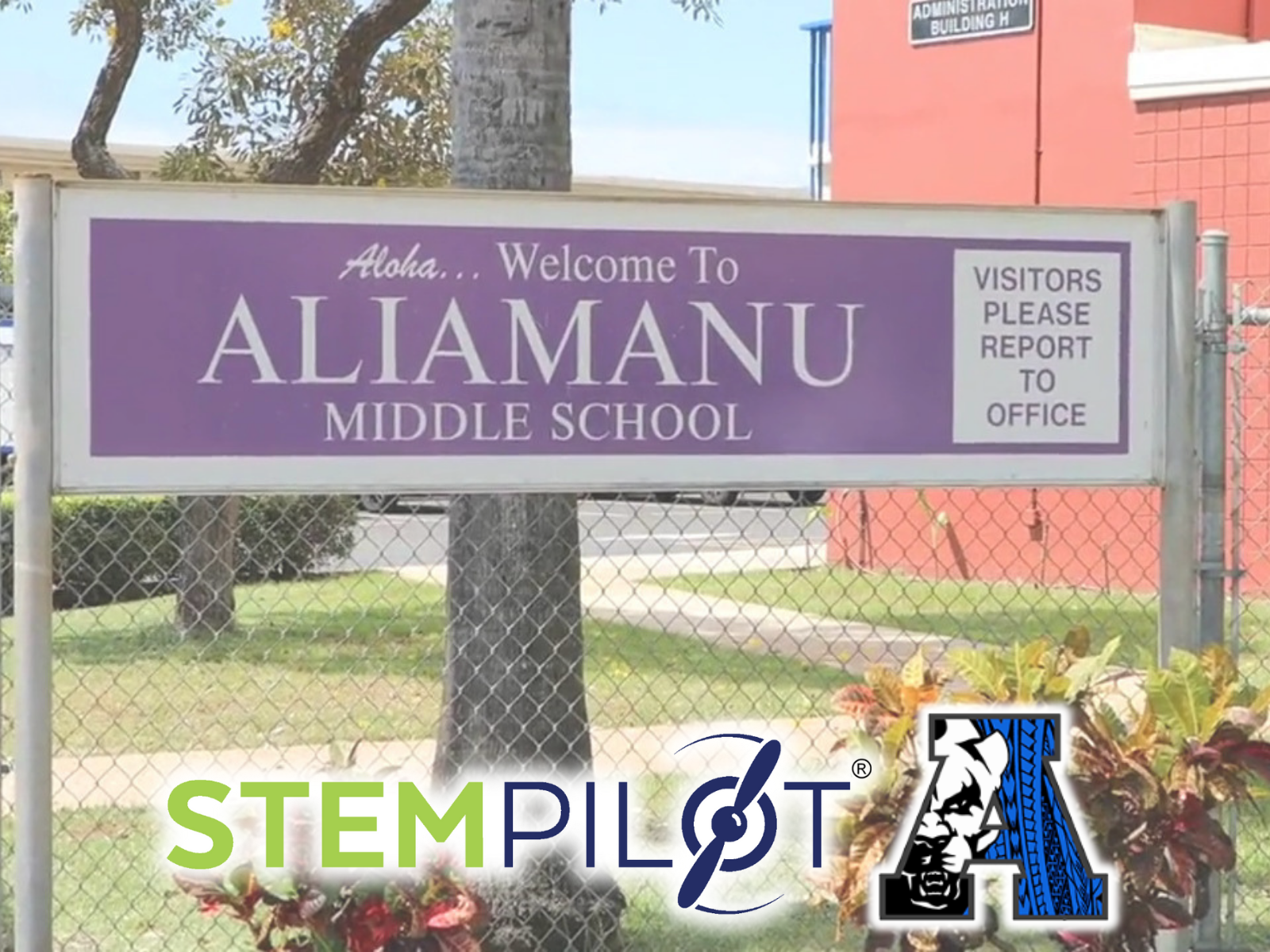 Aliamanu Welcome sign