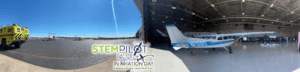 PANAORAMA VIEW OF HANGER - GIA 2025 - AVIATION EVENTS